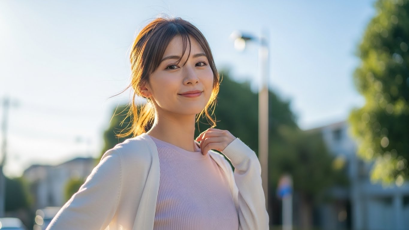 新しい一歩を踏み出そうとする30代女性美容師