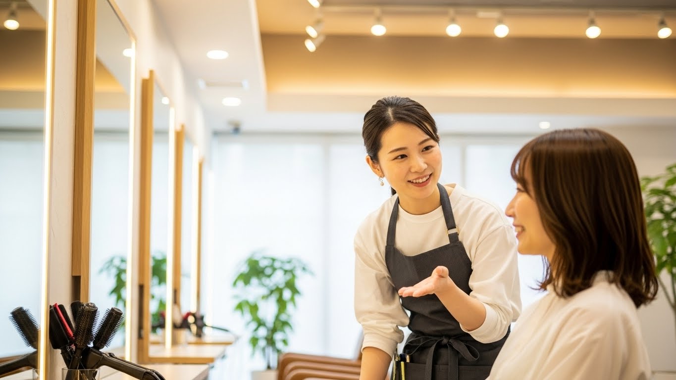 異業種経験を活かしてお客様に寄り添う30代女性美容師